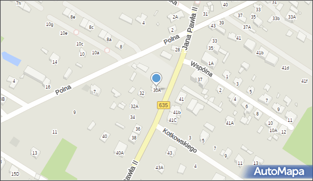 Radzymin, Aleja Jana Pawła II, 30A, mapa Radzymin