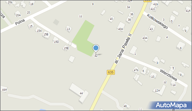 Radzymin, Aleja Jana Pawła II, 42, mapa Radzymin