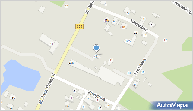 Radzymin, Aleja Jana Pawła II, 49A, mapa Radzymin