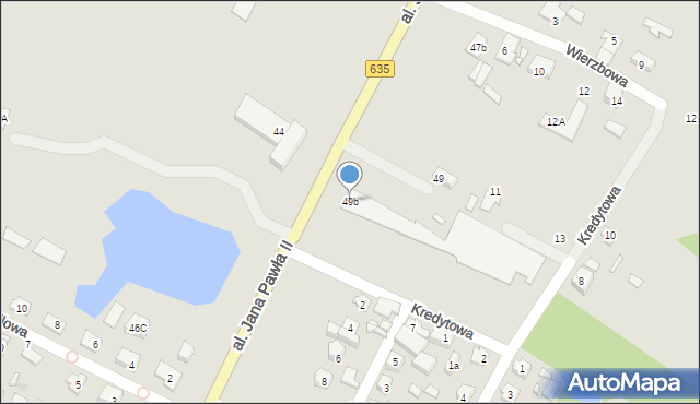 Radzymin, Aleja Jana Pawła II, 49b, mapa Radzymin