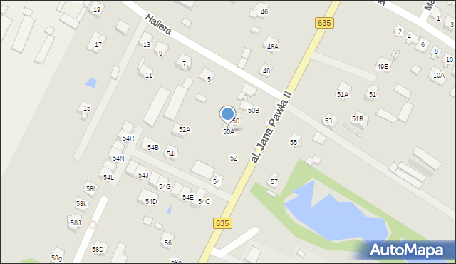 Radzymin, Aleja Jana Pawła II, 50A, mapa Radzymin