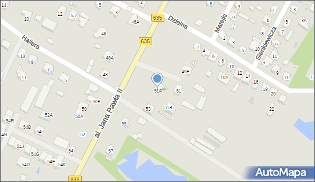 Radzymin, Aleja Jana Pawła II, 51A, mapa Radzymin