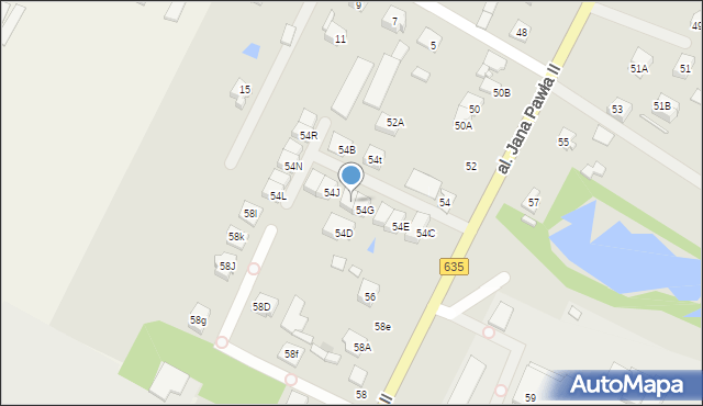 Radzymin, Aleja Jana Pawła II, 54H, mapa Radzymin