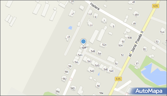 Radzymin, Aleja Jana Pawła II, 54R, mapa Radzymin
