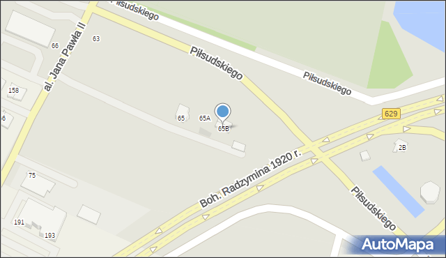 Radzymin, Aleja Jana Pawła II, 65B, mapa Radzymin