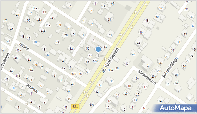 Raszyn, Aleja Krakowska, 59B, mapa Raszyn