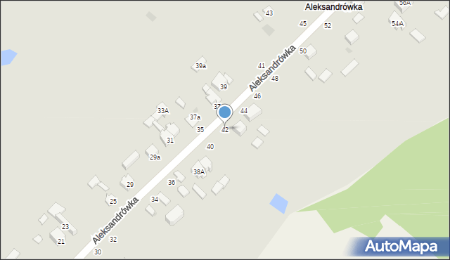 Rawa Mazowiecka, Aleksandrówka, 42, mapa Rawa Mazowiecka