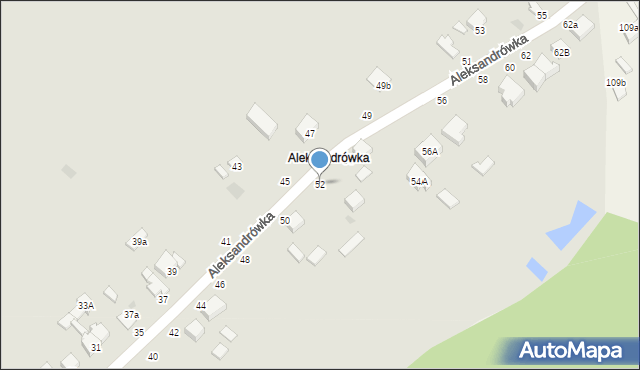 Rawa Mazowiecka, Aleksandrówka, 52, mapa Rawa Mazowiecka
