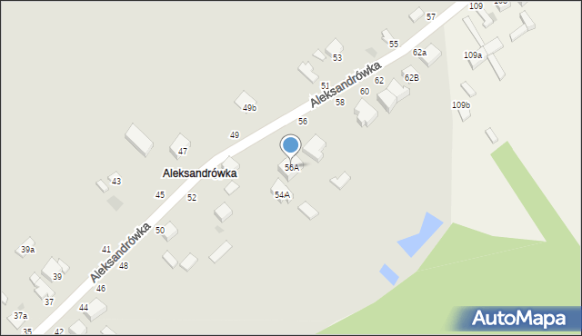 Rawa Mazowiecka, Aleksandrówka, 56A, mapa Rawa Mazowiecka