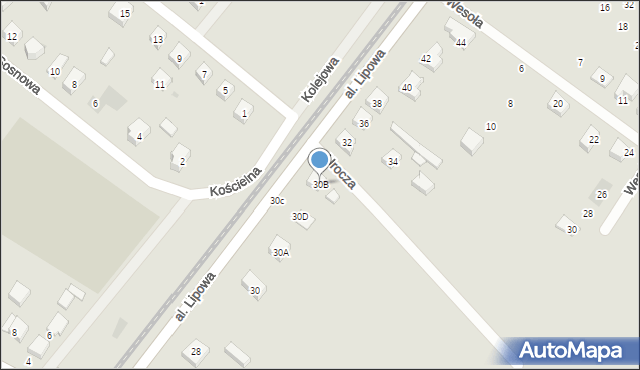 Reda, Aleja Lipowa, 30B, mapa Reda