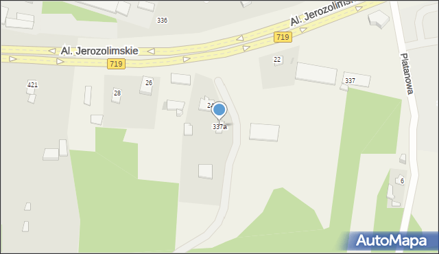 Reguły, Aleje Jerozolimskie, 337a, mapa Reguły