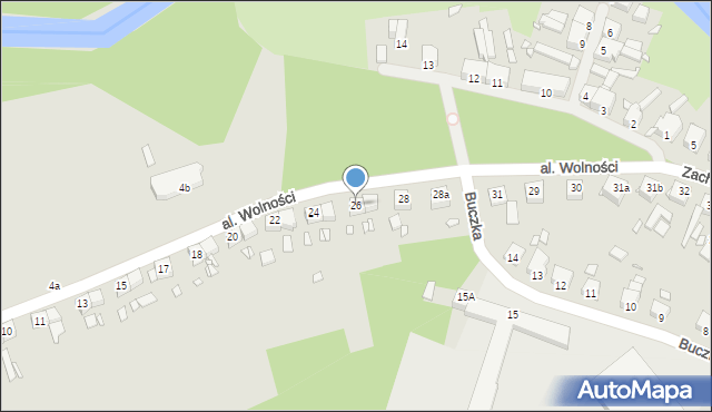 Resko, Aleja Wolności, 26, mapa Resko