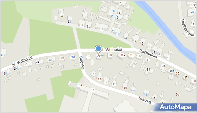 Resko, Aleja Wolności, 29, mapa Resko