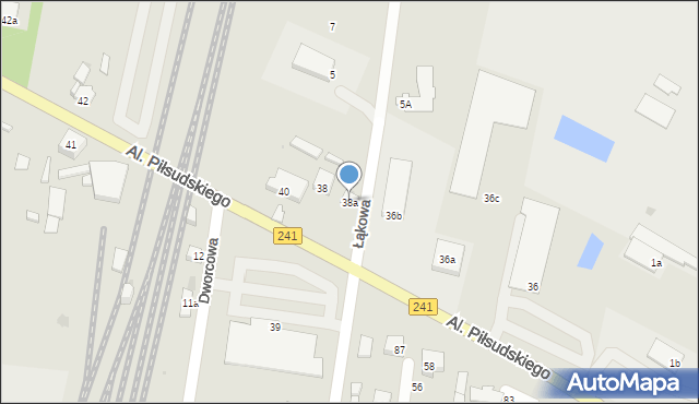 Rogoźno, Aleje Piłsudskiego Józefa, marsz., 38a, mapa Rogoźno