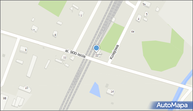 Rozprza, Aleja 900-lecia, 12, mapa Rozprza