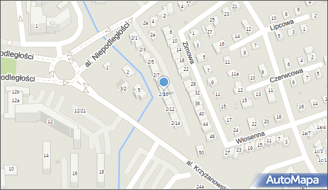 Rzeszów, Aleja Niepodległości, 2/10, mapa Rzeszów