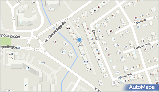 Rzeszów, Aleja Niepodległości, 2/7, mapa Rzeszów