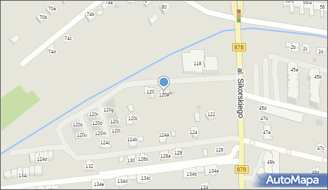 Rzeszów, Aleja Sikorskiego Władysława, gen., 120a, mapa Rzeszów
