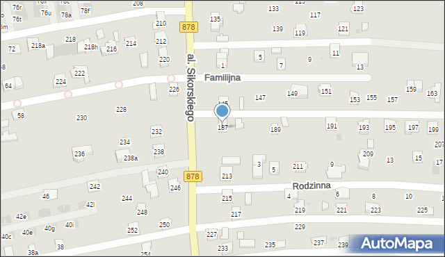 Rzeszów, Aleja Sikorskiego Władysława, gen., 187, mapa Rzeszów