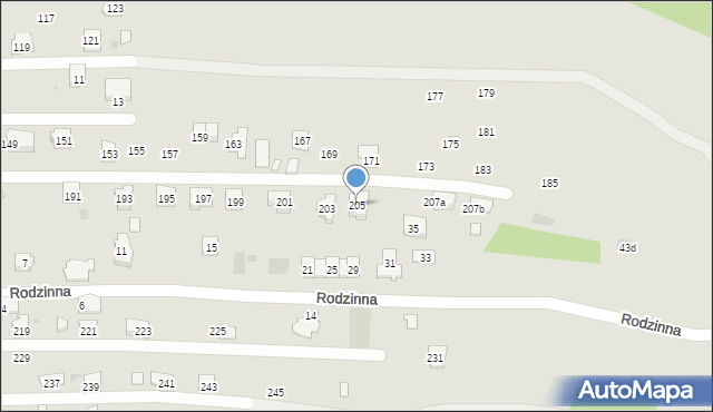 Rzeszów, Aleja Sikorskiego Władysława, gen., 205, mapa Rzeszów