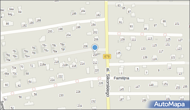 Rzeszów, Aleja Sikorskiego Władysława, gen., 210, mapa Rzeszów