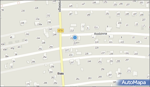 Rzeszów, Aleja Sikorskiego Władysława, gen., 217, mapa Rzeszów