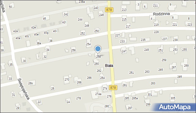 Rzeszów, Aleja Sikorskiego Władysława, gen., 258, mapa Rzeszów
