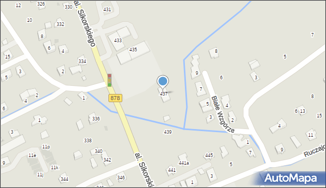 Rzeszów, Aleja Sikorskiego Władysława, gen., 437, mapa Rzeszów