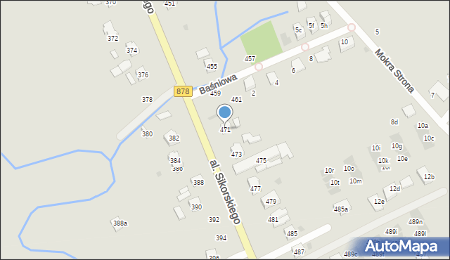 Rzeszów, Aleja Sikorskiego Władysława, gen., 471, mapa Rzeszów