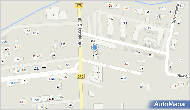 Rzeszów, Aleja Sikorskiego Władysława, gen., 47a, mapa Rzeszów