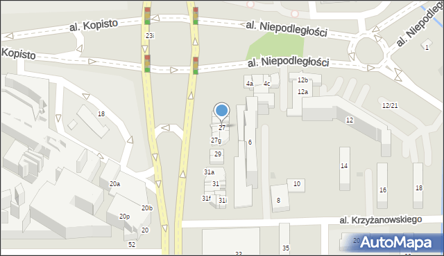 Rzeszów, Aleja Rejtana Tadeusza, 27, mapa Rzeszów