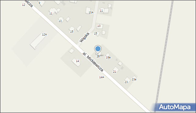 Serock, Aleja Mickiewicza Adama, 19, mapa Serock