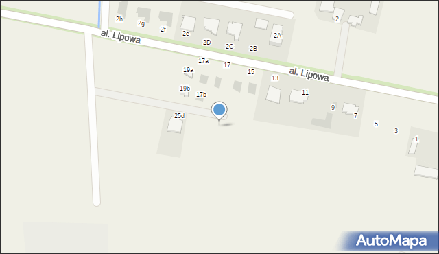 Skarżyn, Aleja Lipowa, 25f, mapa Skarżyn