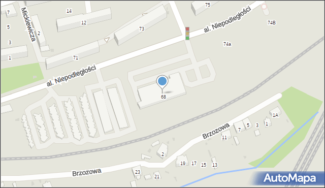 Skarżysko-Kamienna, Aleja Niepodległości, 74, mapa Skarżysko-Kamienna