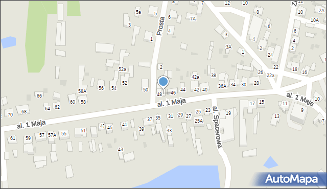 Skępe, Aleja 1 Maja, 48A, mapa Skępe