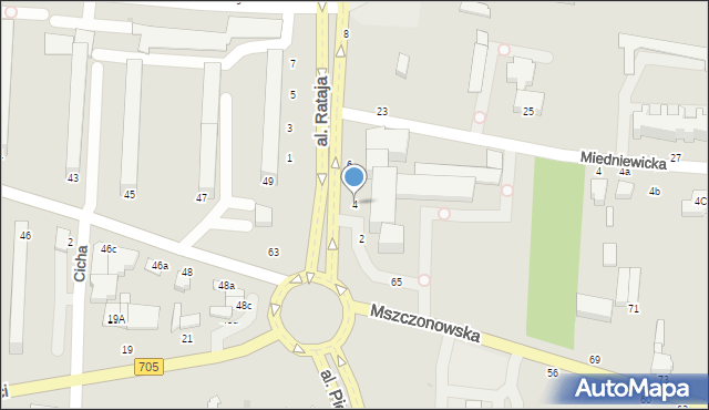 Skierniewice, Aleja Rataja Macieja, 4, mapa Skierniewic