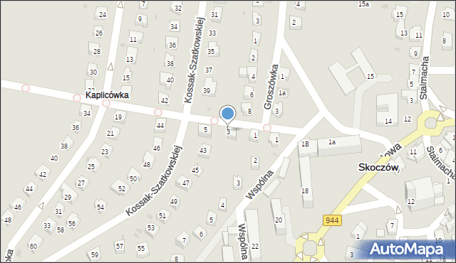 Skoczów, Aleja Jana Pawła II, 3, mapa Skoczów