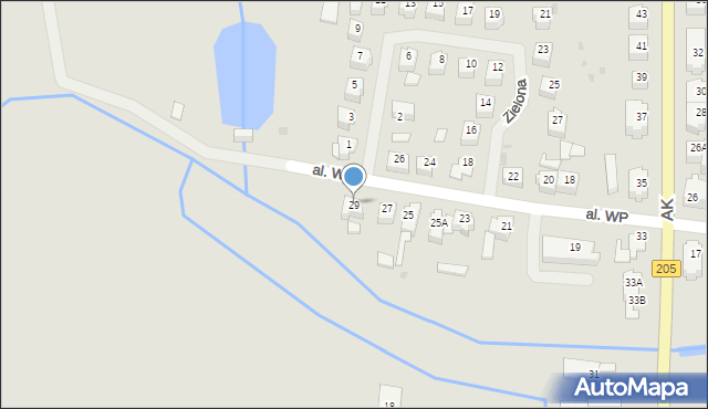 Sławno, Aleja Wojska Polskiego, 29, mapa Sławno