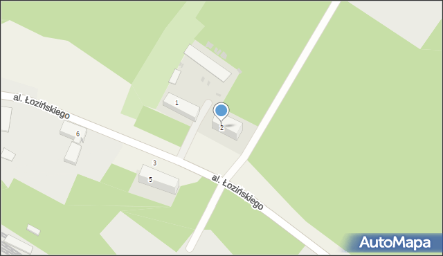 Smardzewice, Aleja Łozińskiego Bohdana, inż., 2, mapa Smardzewice