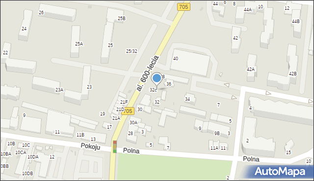 Sochaczew, Aleja 600-lecia, 60e, mapa Sochaczew