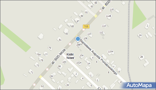 Sochaczew, Aleja 600-lecia, 106, mapa Sochaczew