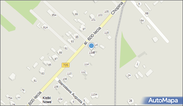 Sochaczew, Aleja 600-lecia, 114E, mapa Sochaczew