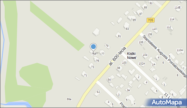 Sochaczew, Aleja 600-lecia, 75A, mapa Sochaczew