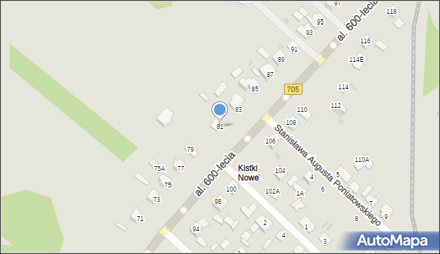 Sochaczew, Aleja 600-lecia, 81, mapa Sochaczew