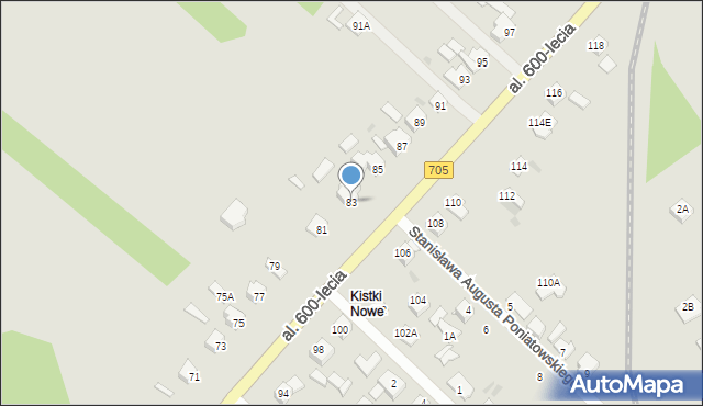 Sochaczew, Aleja 600-lecia, 83, mapa Sochaczew