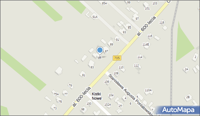 Sochaczew, Aleja 600-lecia, 85, mapa Sochaczew