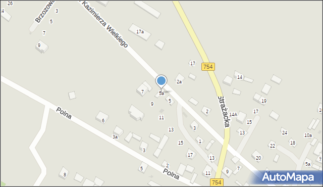 Solec nad Wisłą, Aleja Kazimierza Wielkiego, 5a, mapa Solec nad Wisłą
