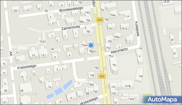 Sopot, Aleja Niepodległości, 752, mapa Sopotu