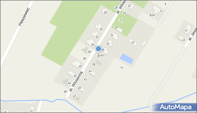 Stajenczynki, Aleja Wiosenna, 37, mapa Stajenczynki
