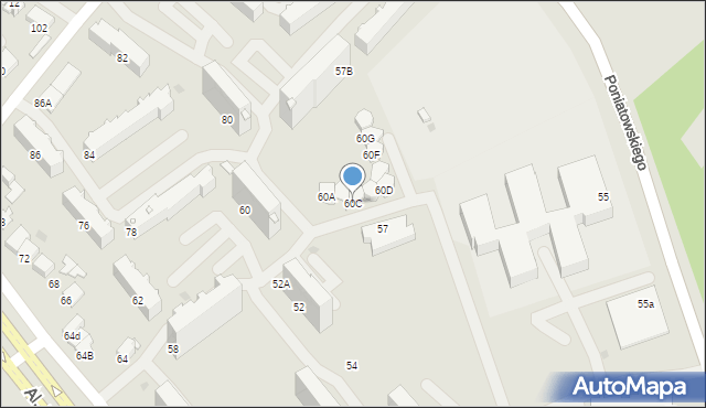 Stalowa Wola, Aleje Jana Pawła II, 60C, mapa Stalowa Wola